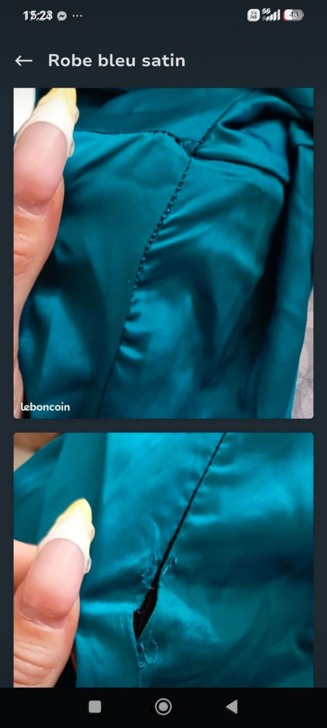 New satin dress – photo 3